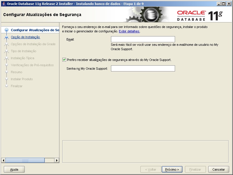 Oracle - Instalação 2