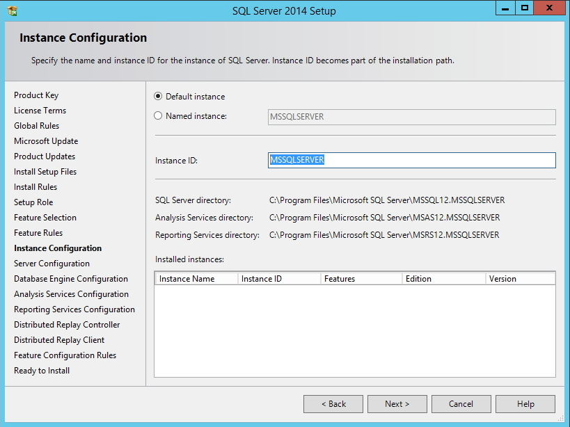 SQL Server - Configuração da Instância