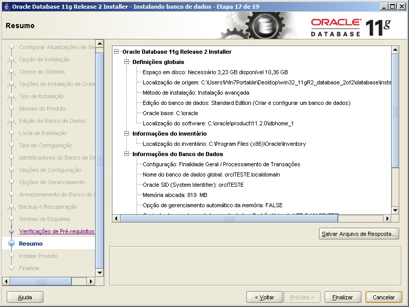 Oracle - Instalação 22