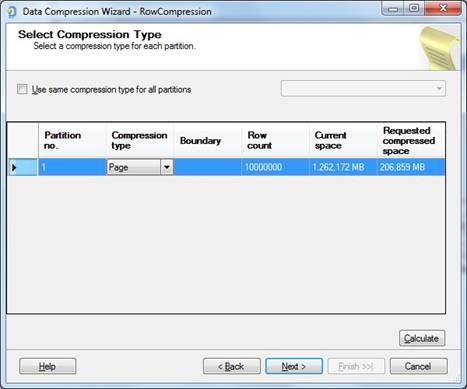 SQL Server - Page Compression 4
