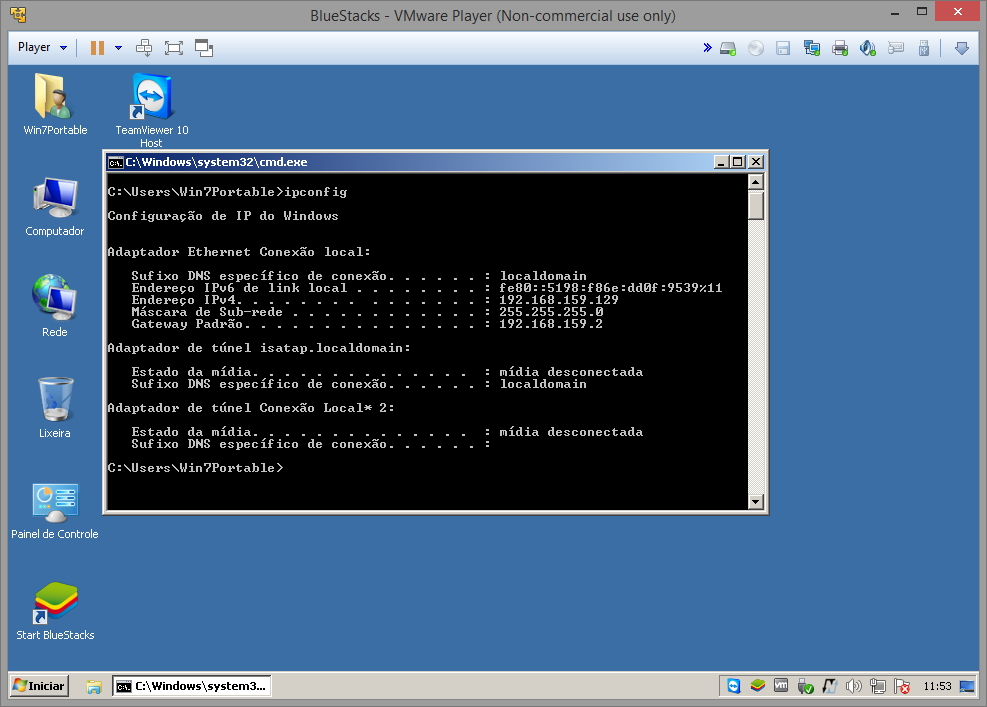 VMware Player Internal Network NAT