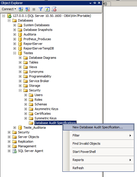 SQL Server - Database Audit