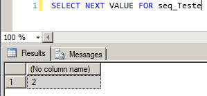SQL Server - Sequence Next Value For