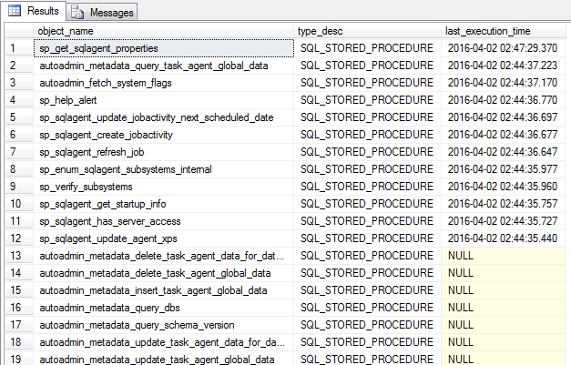 SQL Server - dm_exec_query_stats last stored procedure execution date