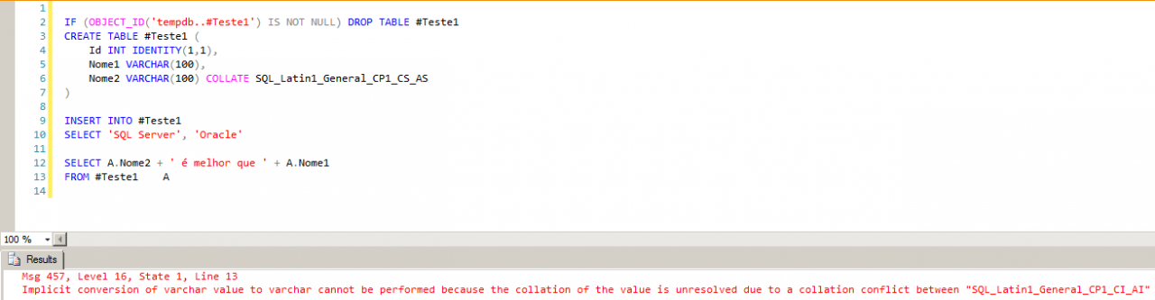 SQL Server - Cannot resolve the collation conflict between ... in the ...