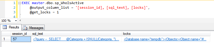 SQL Server - sp_WhoIsActive get_locks