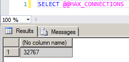 sql-server-max_connections