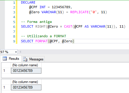 SQL Server - Como escrever número por extenso em português e