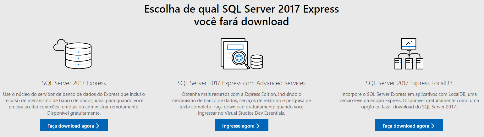 sql server 2016 express edition advanced services download
