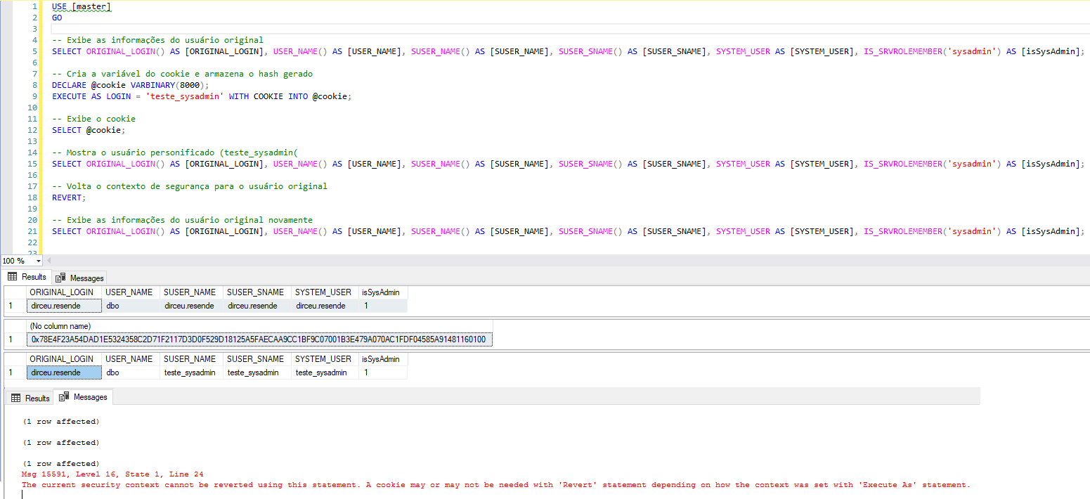 SQL Server - How to Use EXECUTE AS to Run Commands as Another User ...