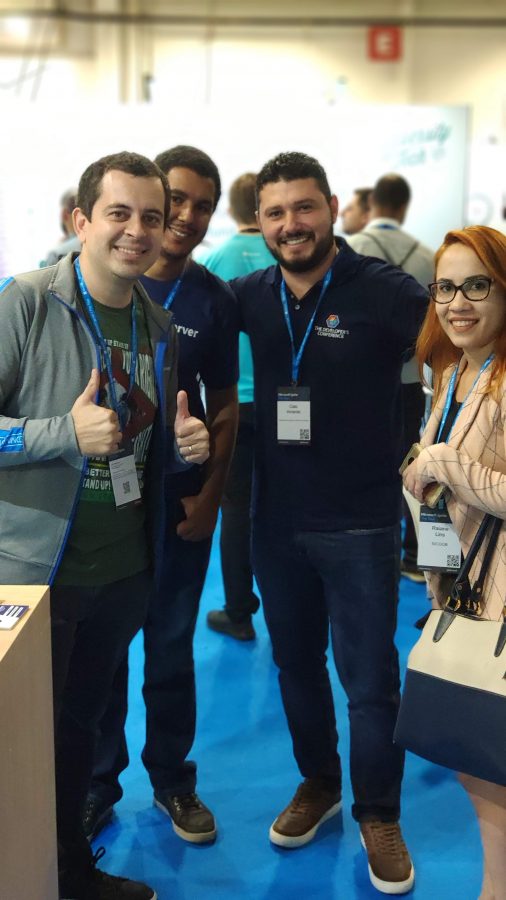 Caio Amante, Nane Lins e Vinícius Ferreira, só gente boa!