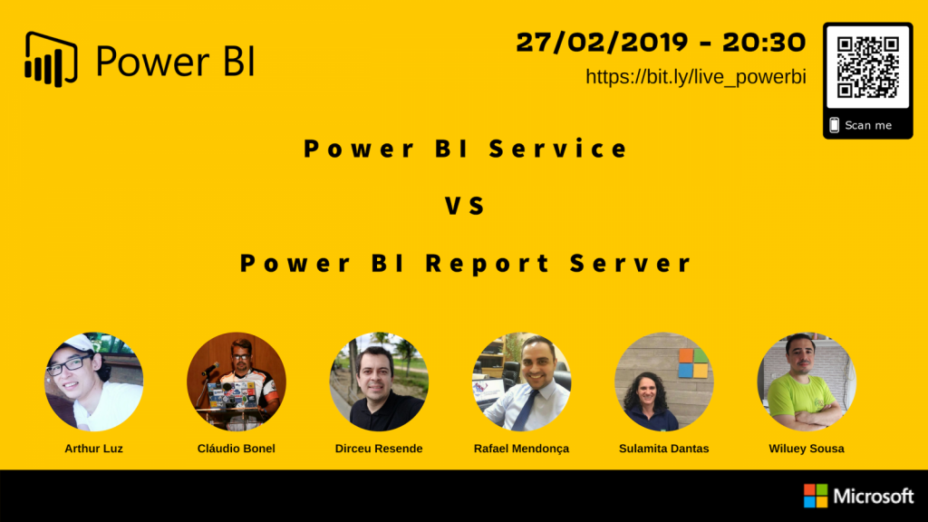 [Live] - Power BI Service vs Power BI Report Server - 27/02/2019 às 20 ...