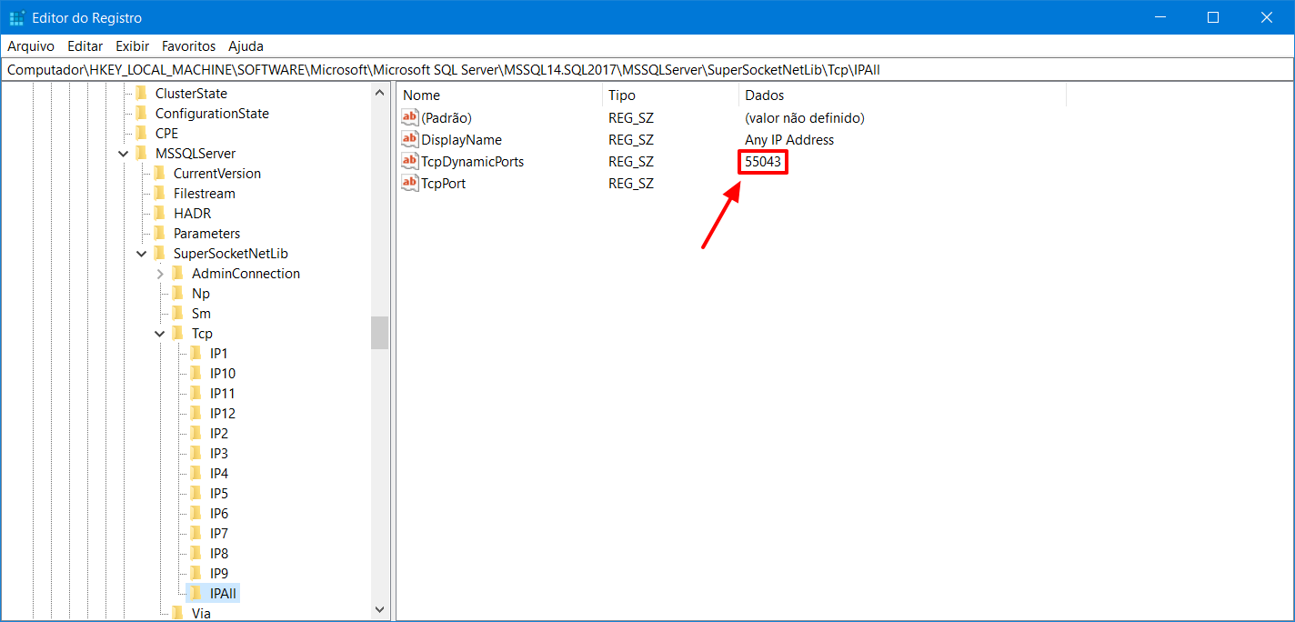 Dynamic Database Port SQL Server - TCP Dynamic Ports vs TCP Port (Porta dinâmica x Estática ...